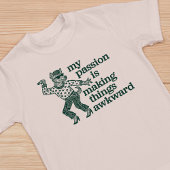 Maak dingen ongemakkelijk Fun Dog Dancing geïllust T-shirt