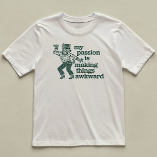 Maak dingen ongemakkelijk Fun Dog Dancing geïllust T-shirt