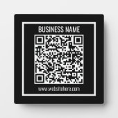 Maak direct een moderne QR-code Fotoplaat (Voorkant)