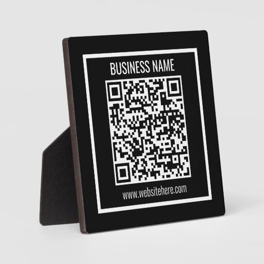 Maak direct een moderne QR-code Fotoplaat (Voorkant)