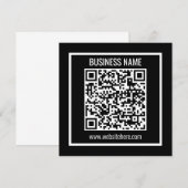 Maak direct een moderne QR-code Kaart (Voorkant / Achterkant)