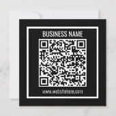 Maak direct een moderne QR-code Kaart (Voorkant)