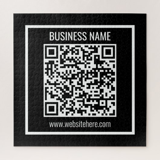 Maak direct een moderne QR-code Legpuzzel (Verticaal)