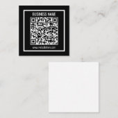 Maak direct een moderne QR-code Notitiekaartje (Voorkant / Achterkant)
