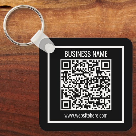 Maak direct een moderne QR-code Sleutelhanger (Voorkant)