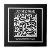 Maak direct een moderne QR-code Tegeltje (Voorkant)