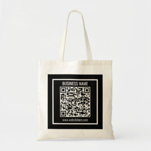 Maak direct een moderne QR-code Tote Bag