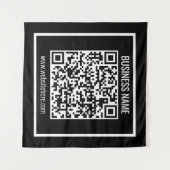 Maak direct een moderne QR-code Wandkleed (Voorkant (horizontaal))