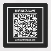 Maak direct een moderne waterdichte QR-code Labels (Design 1)