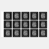 Maak direct een moderne waterdichte QR-code Labels (Vel)