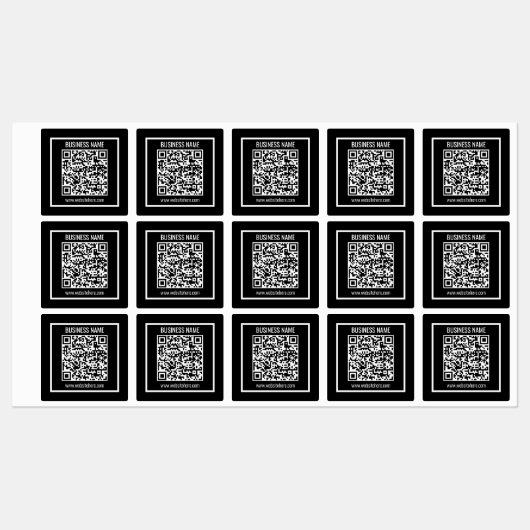 Maak direct een moderne waterdichte QR-code Labels (Vel)