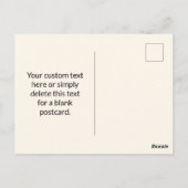 Maak direct een QR-code | Bewerkbare off-wit Briefkaart (Achterkant)