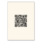 Maak direct een QR-code | Bewerkbare off-wit Kaart (Voorkant)