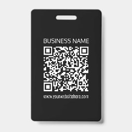 Maak direct een QR-code met de URL van uw website Badge