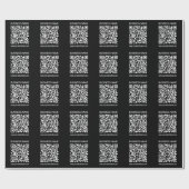 Maak direct een QR-code met de URL van uw website Cadeaupapier (Vlak)