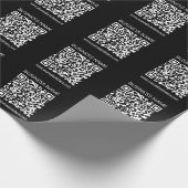 Maak direct een QR-code met de URL van uw website Cadeaupapier (Hoek)