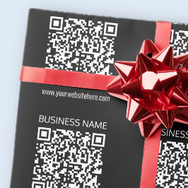 Maak direct een QR-code met de URL van uw website Cadeaupapier