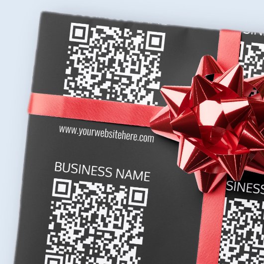 Maak direct een QR-code met de URL van uw website Cadeaupapier