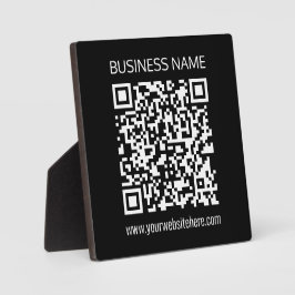 Maak direct een QR-code met de URL van uw website Fotoplaat