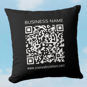 Maak direct een QR-code met de URL van uw website Kussen