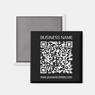 Maak direct een QR-code met de URL van uw website Magneet