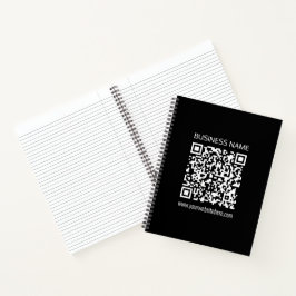 Maak direct een QR-code met de URL van uw website Notitieboek