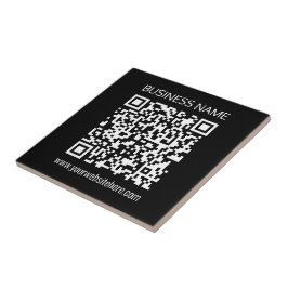 Maak direct een QR-code met de URL van uw website Tegeltje