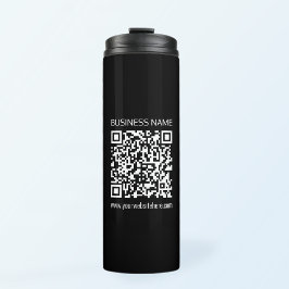 Maak direct een QR-code met de URL van uw website Thermosbeker