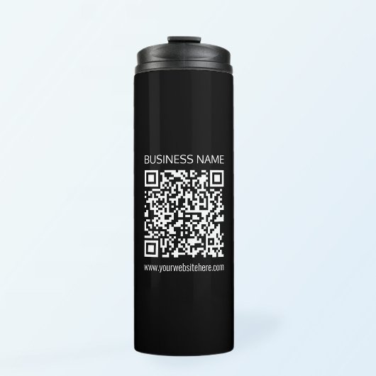 Maak direct een QR-code met de URL van uw website Thermosbeker