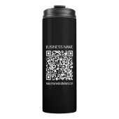 Maak direct een QR-code met de URL van uw website Thermosbeker (Voorkant)