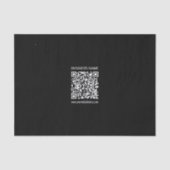Maak direct een QR-code met de URL van uw website Tissuepapier (Voorkant)