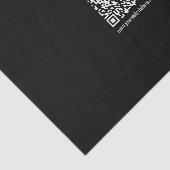 Maak direct een QR-code met de URL van uw website Tissuepapier (Detail)