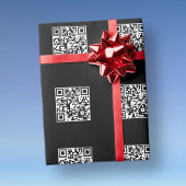 Maak direct een QR Code met het Verbonden Patroon Cadeaupapier