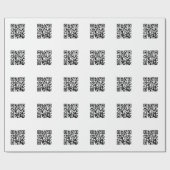Maak direct een QR Code met het Verbonden Patroon Cadeaupapier (Vlak)