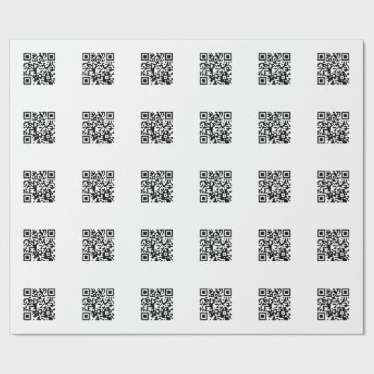 Maak direct een QR Code met het Verbonden Patroon Cadeaupapier (Vlak)