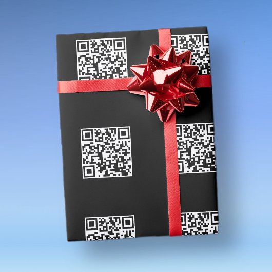 Maak direct een QR-code met tegelpatroon Cadeaupapier