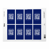 Maak direct een QR code | Modern eenvoudig ontwerp Etiket (Full Sheet)