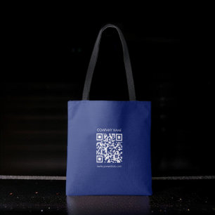 Maak direct een QR code Modern eenvoudig ontwerp Tote Bag