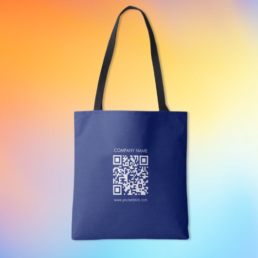 Maak direct een QR code | Modern eenvoudig ontwerp Tote Bag