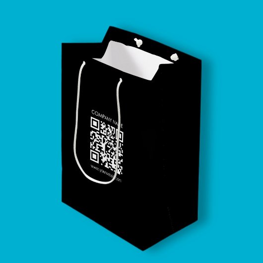 Maak direct een QR-code Moderne, eenvoudige opmaak Medium Cadeauzakje