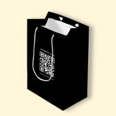 Maak direct een QR-code Moderne, eenvoudige opmaak Medium Cadeauzakje