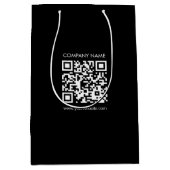 Maak direct een QR-code Moderne, eenvoudige opmaak Medium Cadeauzakje (Voorkant)