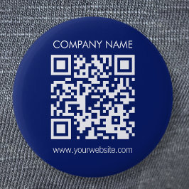 Maak direct een QR-code Moderne, eenvoudige opmaak Ronde Button 5,7 Cm