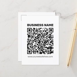 Maak direct een QR-code voor elk websiteadres Briefkaart