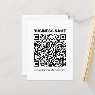 Maak direct een QR-code voor elk websiteadres Briefkaart