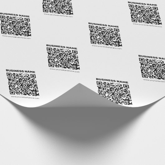 Maak direct een QR-code voor elk websiteadres Cadeaupapier (Hoek)