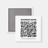 Maak direct een QR-code voor elk websiteadres Magneet (Voorkant / Achterkant)