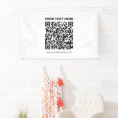 Maak direct een QR-code voor elk websiteadres Spandoek (Insitu)