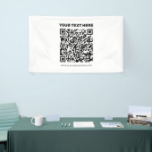 Maak direct een QR-code voor elk websiteadres Spandoek (Beurs)
