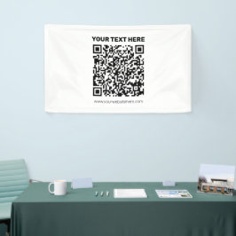 Maak direct een QR-code voor elk websiteadres Spandoek